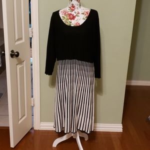 2xl dress with long sleeves
